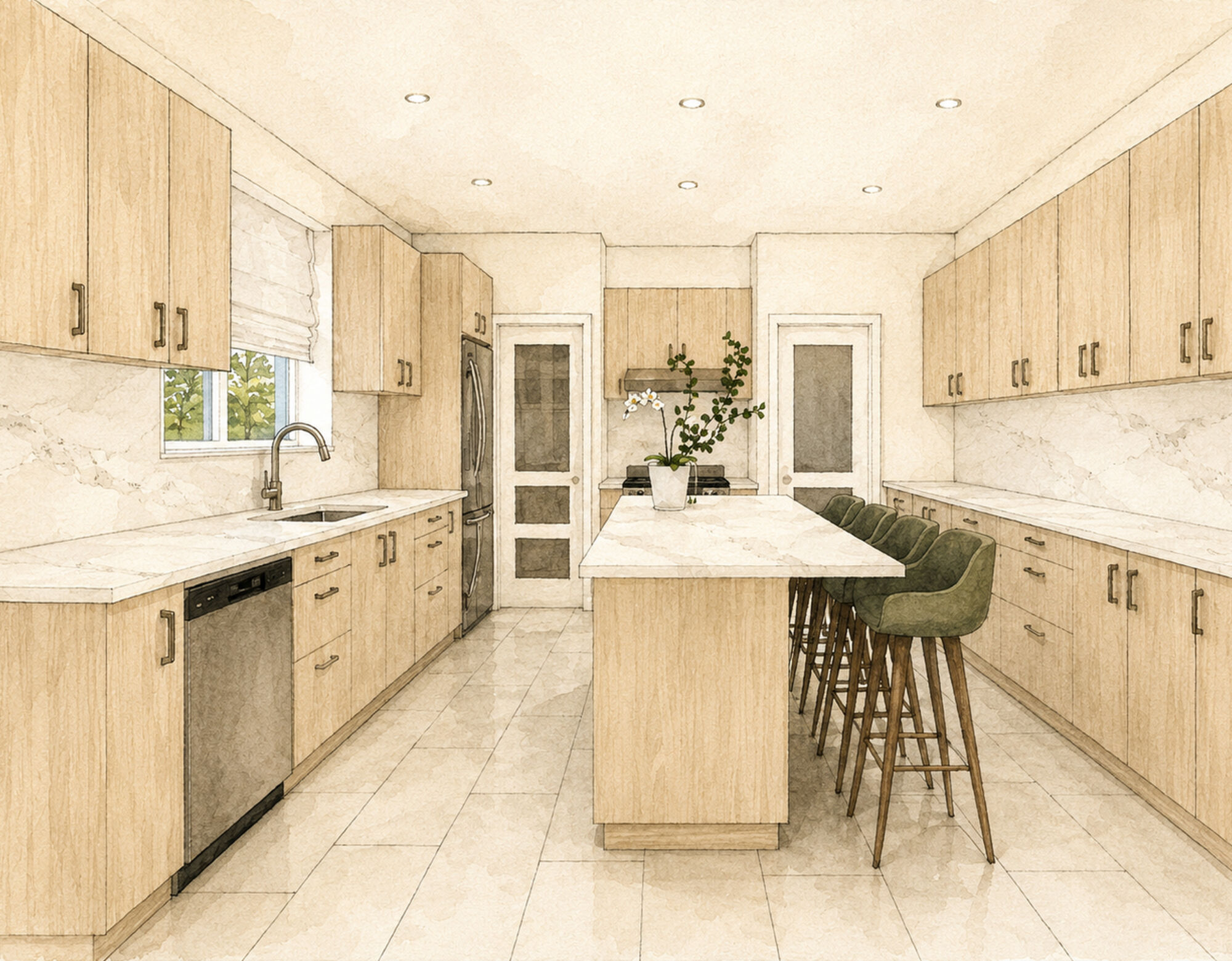 Arbourview Georgetown detached and townhome collection exterior